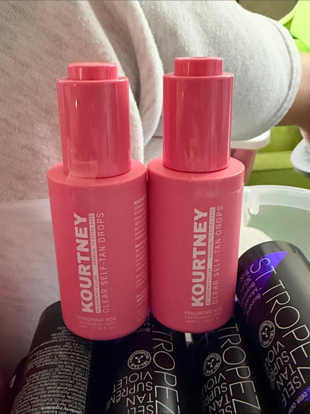 TWO Kourtney self tanning drops